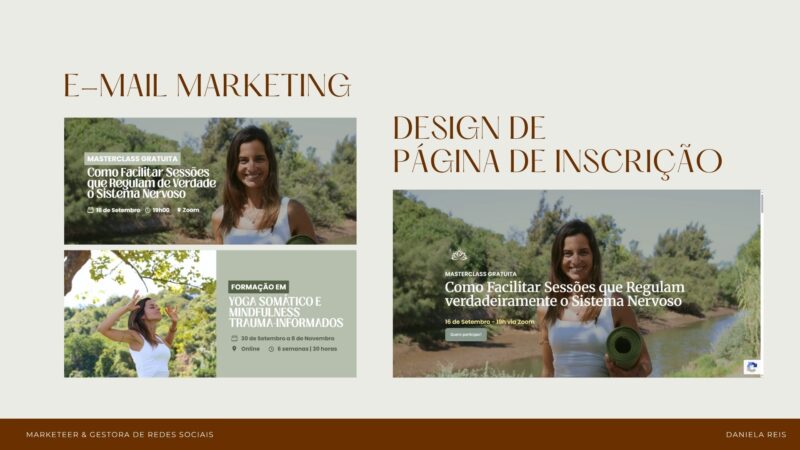 Campanha de divulgação para formação online