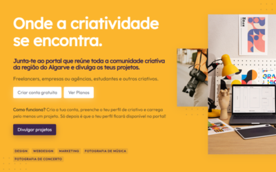Criação do portal Algarve Criativo
